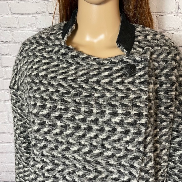 Opullence Wool Knit Jacket Made In France Size T1 US S - Picture 12 of 13